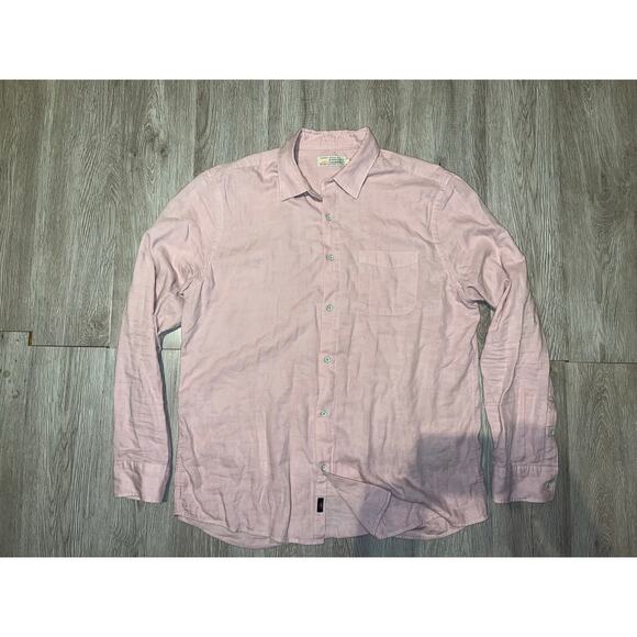 Faherty - Sunwashed Chambray Shirt /Coastal Muave /XL - Picture 2 of 8